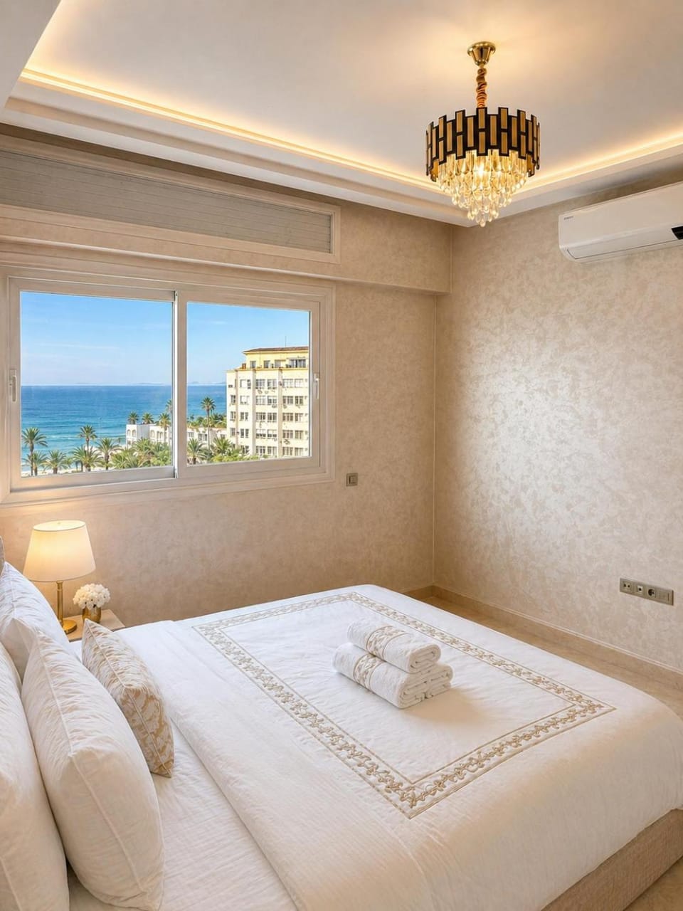 Beach & Spain View Balcony - Family Comfort Appartement Apartment in Tangier