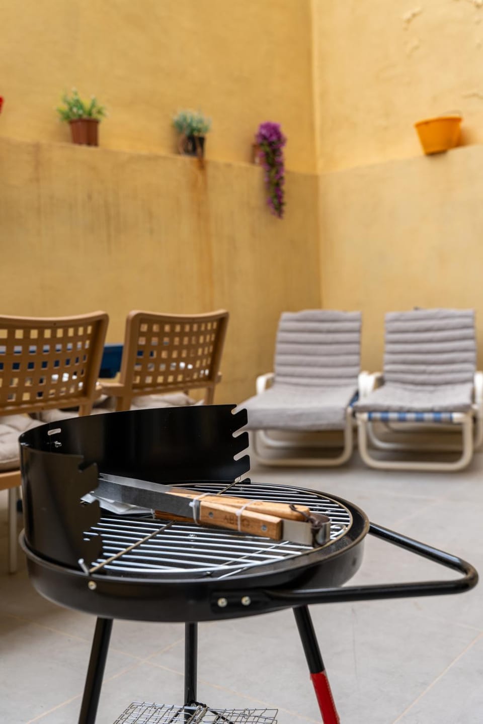 BBQ facilities, Balcony/Terrace, Seating area, sunbed