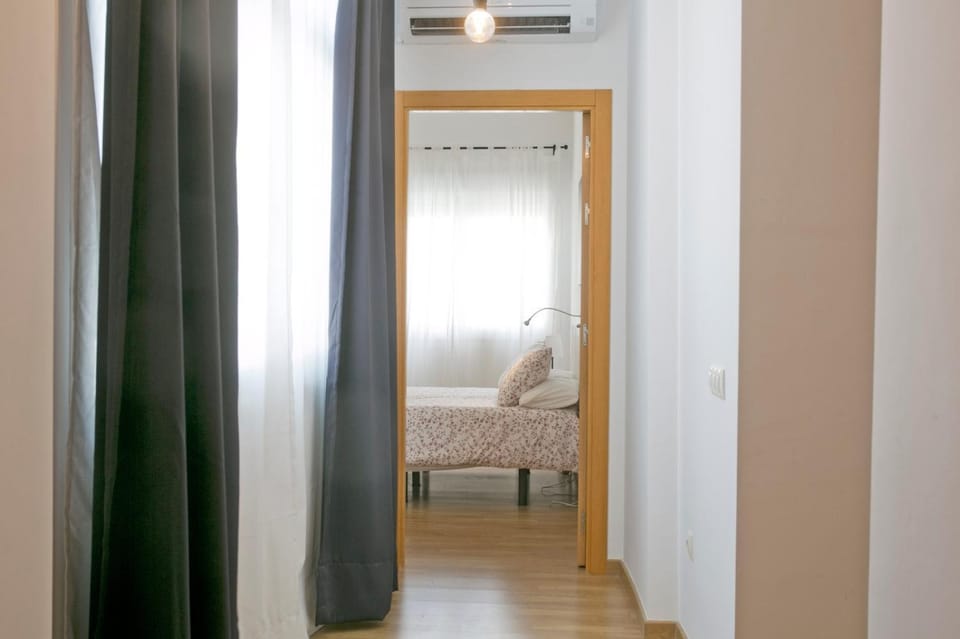Property building, Living room, Bedroom
