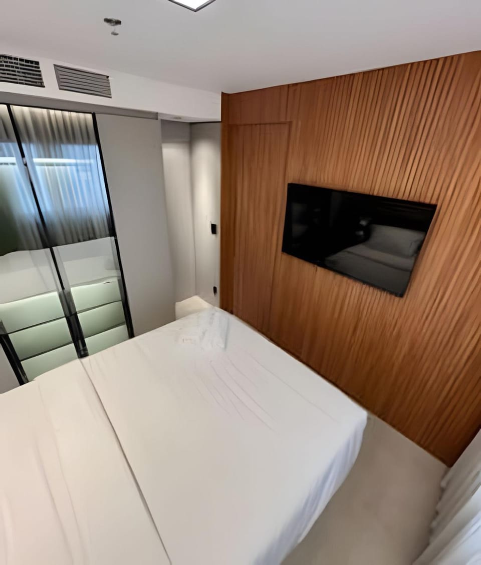 Flat Completo no The World Hotel | Vila Olímpia Apartment in Sao Paulo City