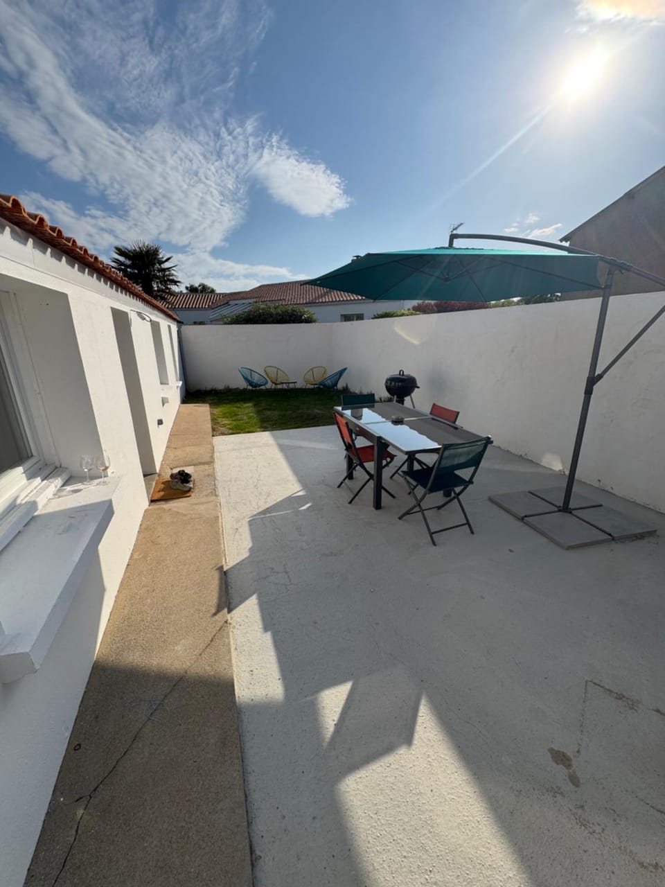 Patio, Balcony/Terrace, Dining area, sunbed