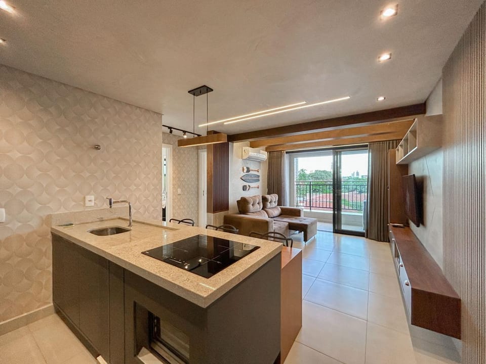 Studio Style com Dois Quartos e Lavadora Apartment in Campo Grande