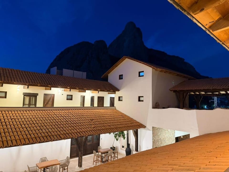 Property building, Night, Natural landscape, Mountain view