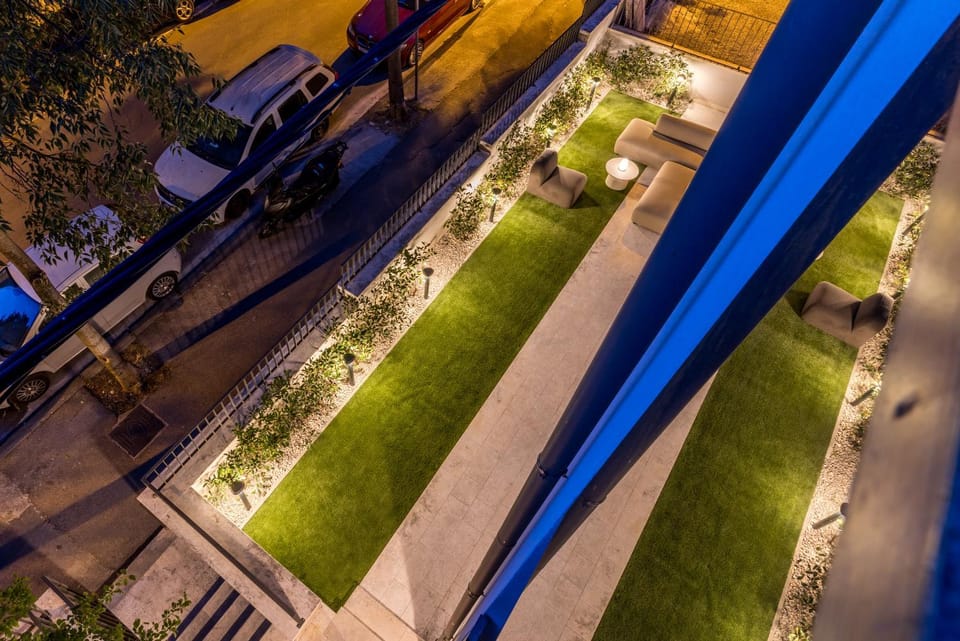 Night, Garden, Garden view
