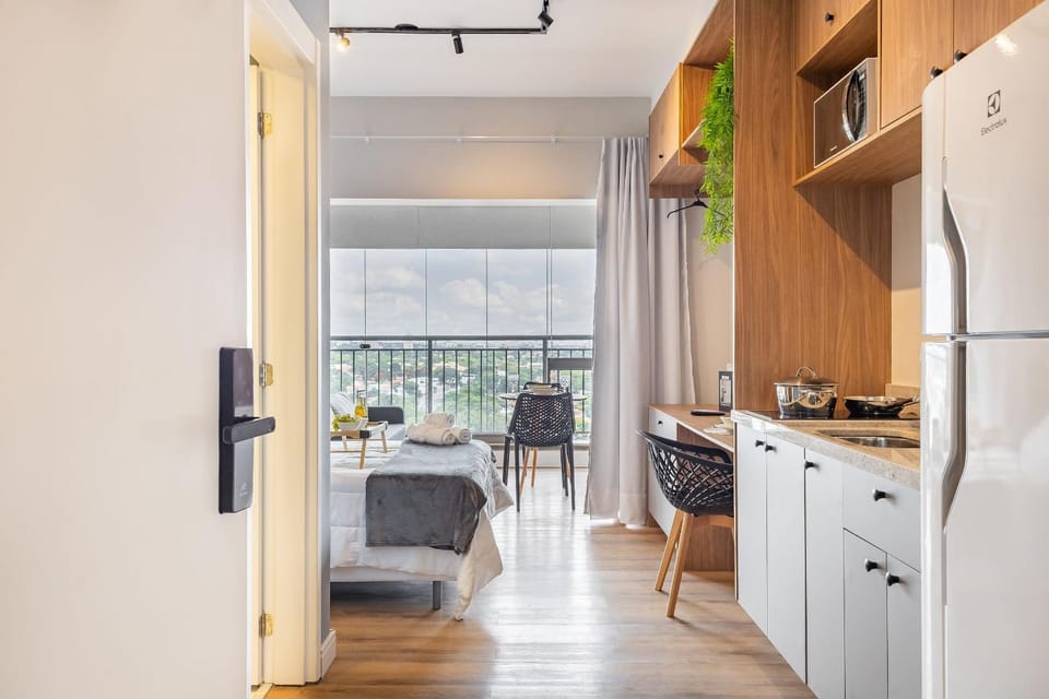 243 Studio Completo | Próx Ibira C/ Ar Cond Apartment in Sao Paulo City