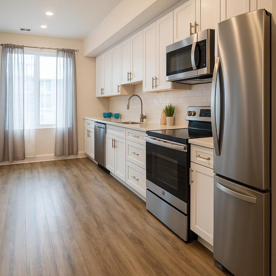 Bright 2BR Apt ,Queen Bed ,Wi-Fi , Free Parking Apartment in Philadelphia