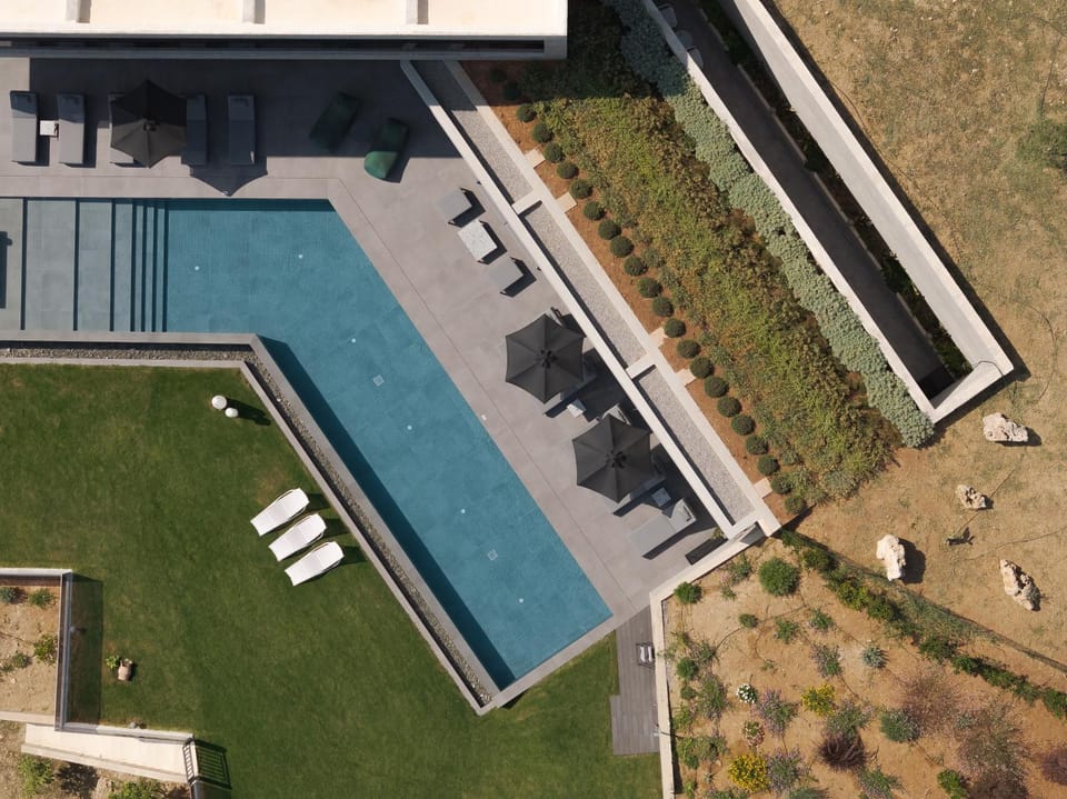 Bird's eye view, Garden, Garden view, Pool view, Swimming pool, sunbed