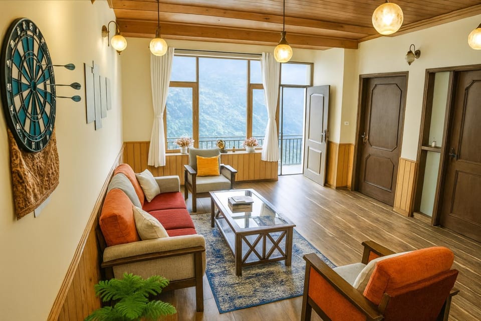 4 Bedroom Luxury Bungalow In Manali With Beautiful Scenic Mountain & Orchard View - #Private Bungalow #Premium Big rooms #Parking #Guest Preferred Hotel in Manali