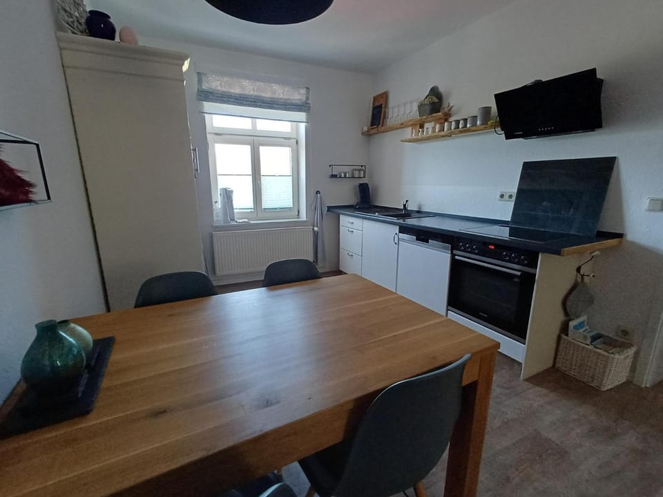 Kitchen or kitchenette, Dining area, oven