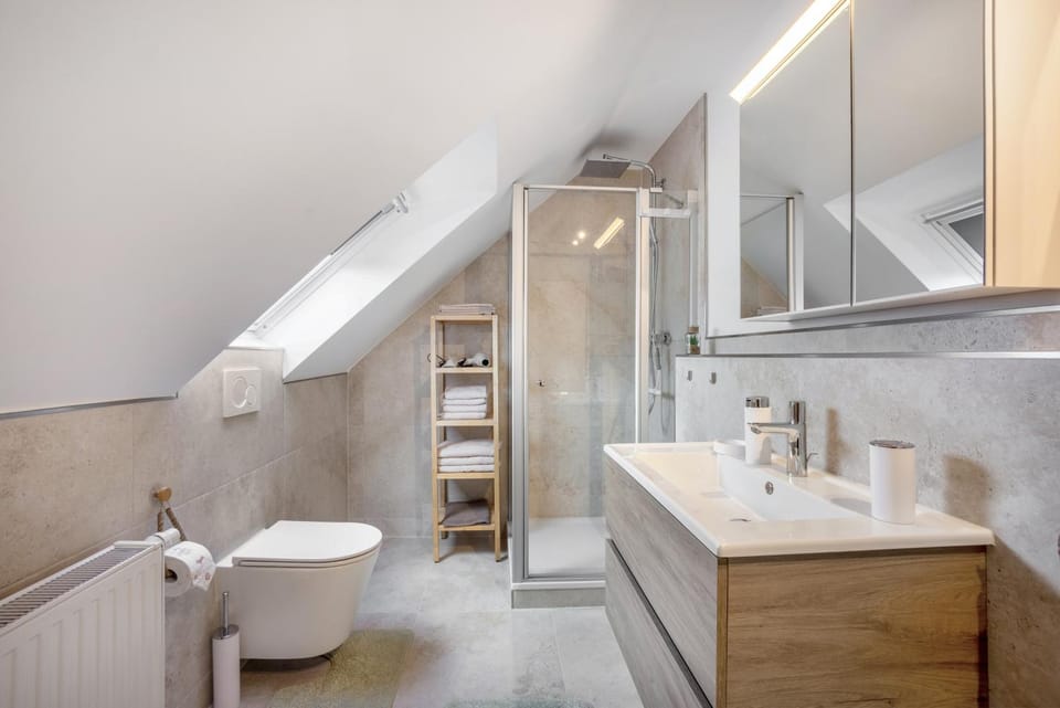 Property building, Bathroom, Living room
