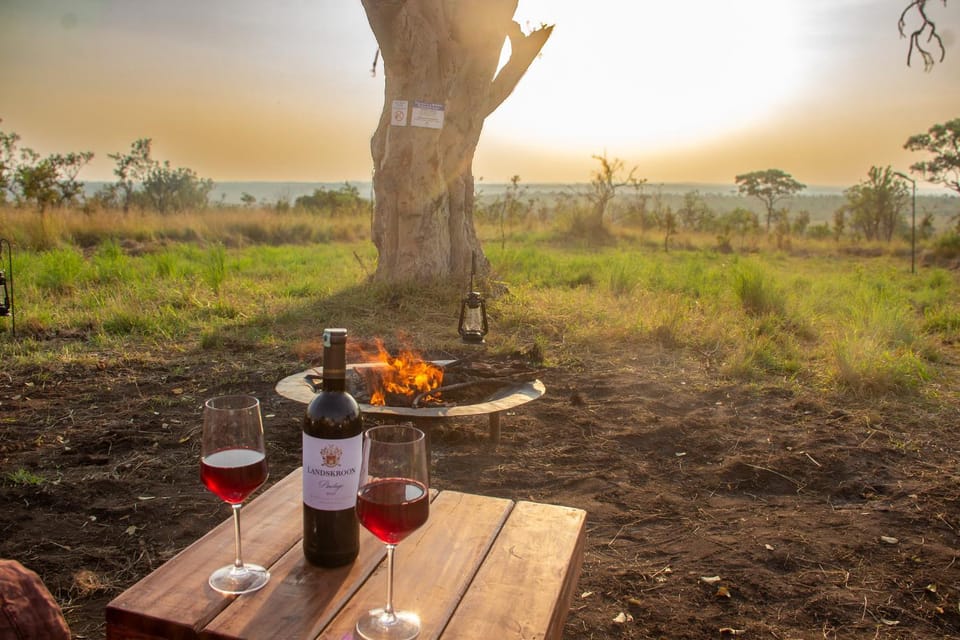 Natural landscape, Alcoholic drinks, Sunset, fireplace