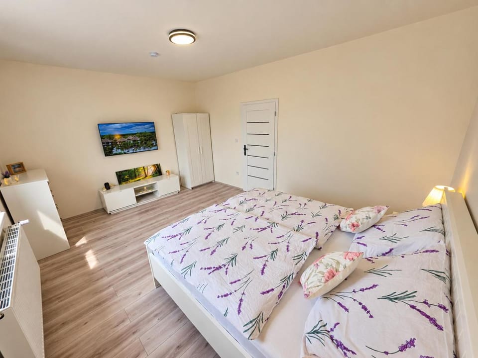 Bed, TV and multimedia, Bedroom, wardrobe