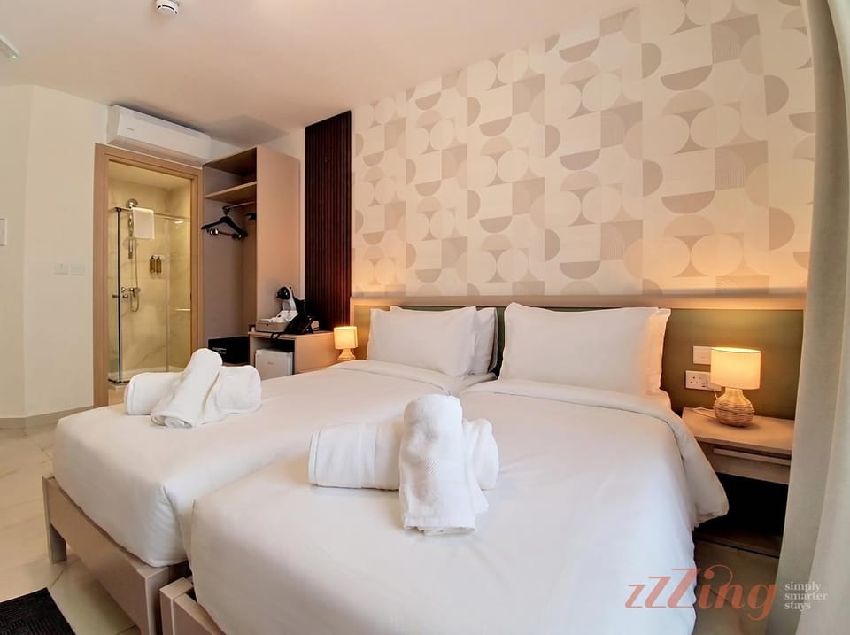 Bed, Bedroom, air conditioner