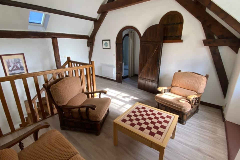 Beautiful house garden and terrace Monterblanc House in Brittany