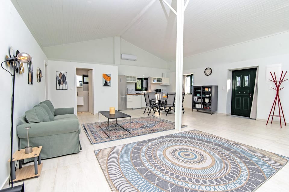 Living room, kitchen