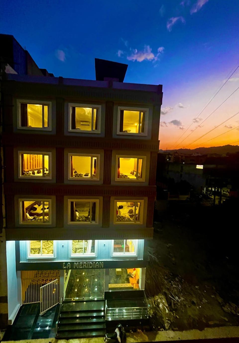 Property building, Night