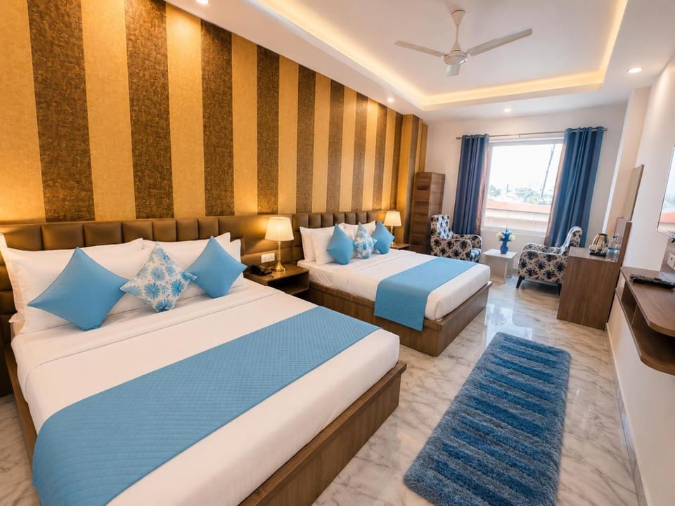 Bed, TV and multimedia, air conditioner