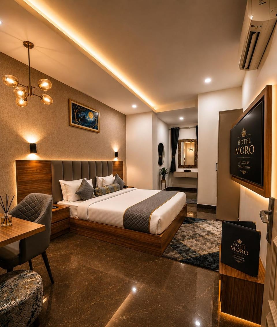 Communal lounge/ TV room, Bed, TV and multimedia, Living room, Photo of the whole room, Seating area, Evening entertainment, Bedroom, air conditioner