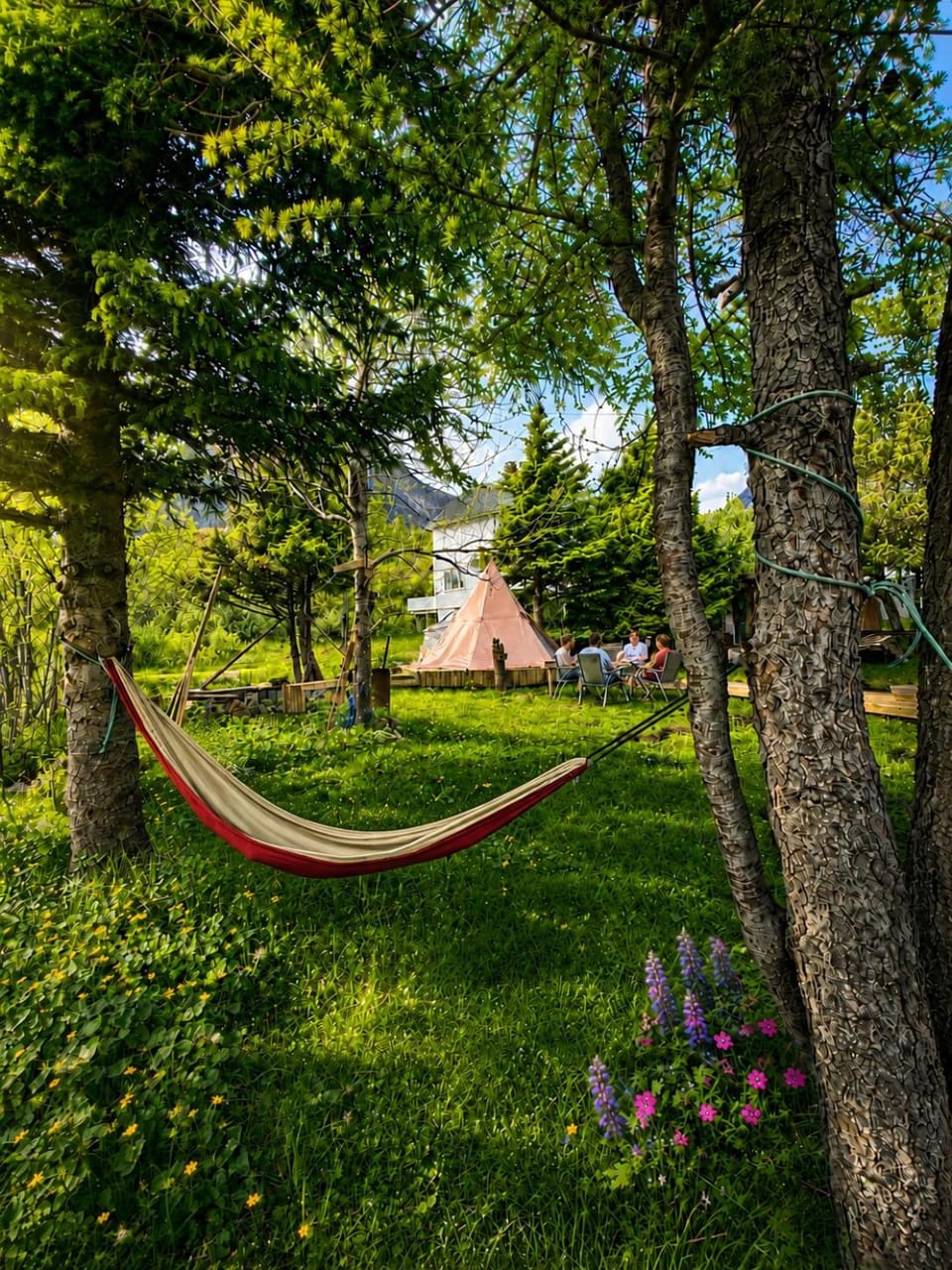 Cozy Tipi - The LOWFO House Lofoten Luxury tent in Lofoten