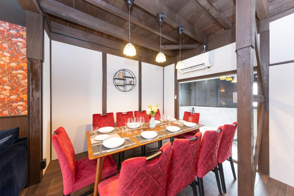 Dining area, air conditioner