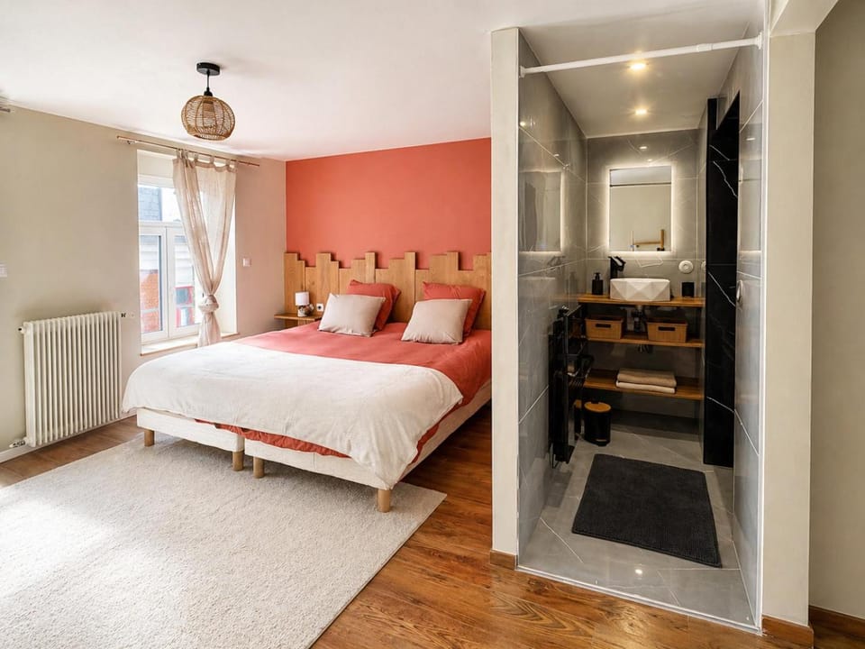 Night, Photo of the whole room, Bedroom