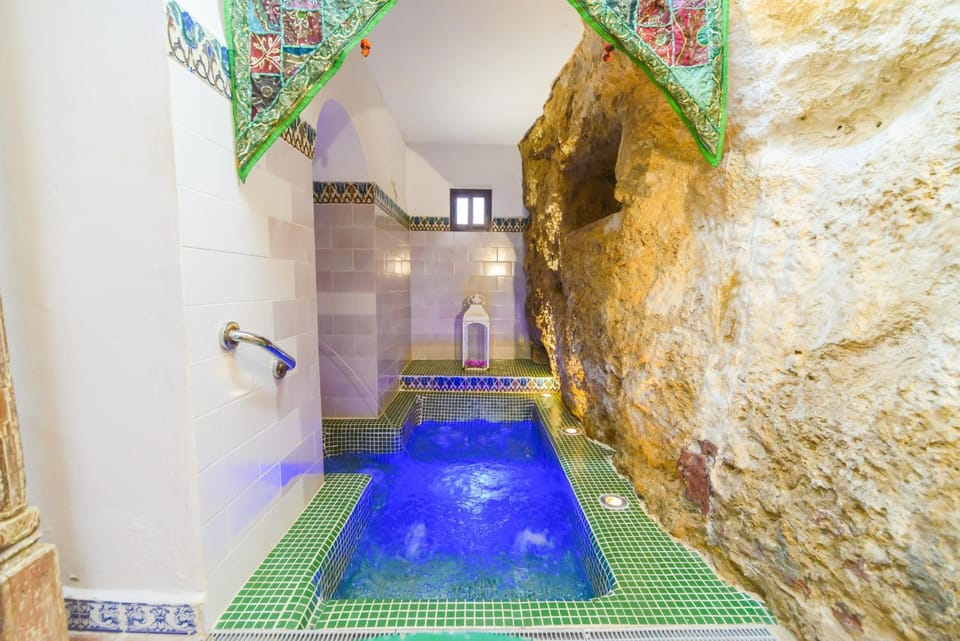 Property building, Living room, Swimming pool