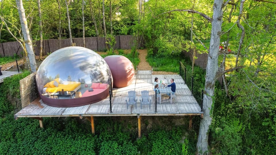 LesseCapade Céleste Luxury tent in Dinant