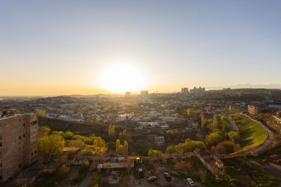 City view, Landmark view, Sunset