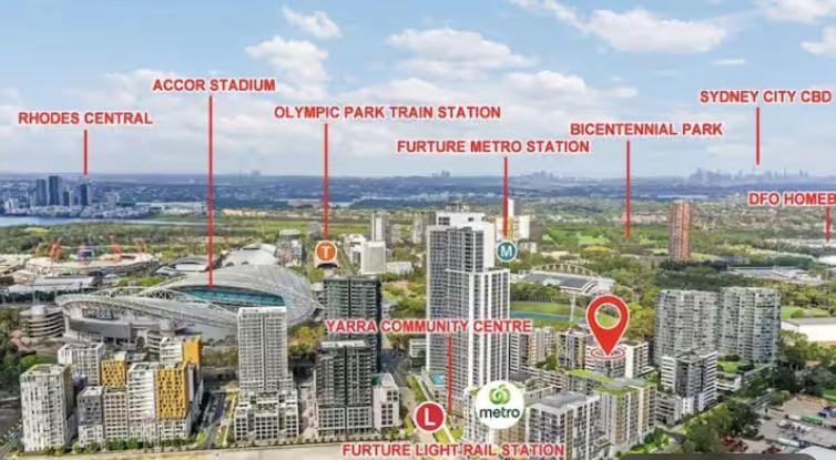 The Bowery Record Club 3BR 2Parking and Near Accor Apartment in Lidcombe