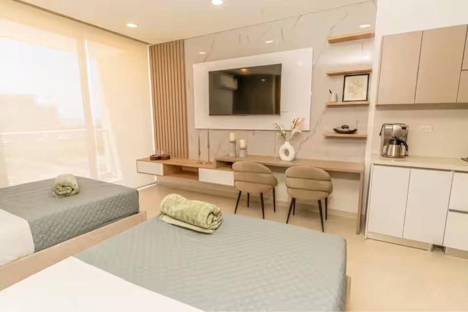 Exclusiva suite moderna con balcón cerca al mar Apartment in Magdalena, Colombia