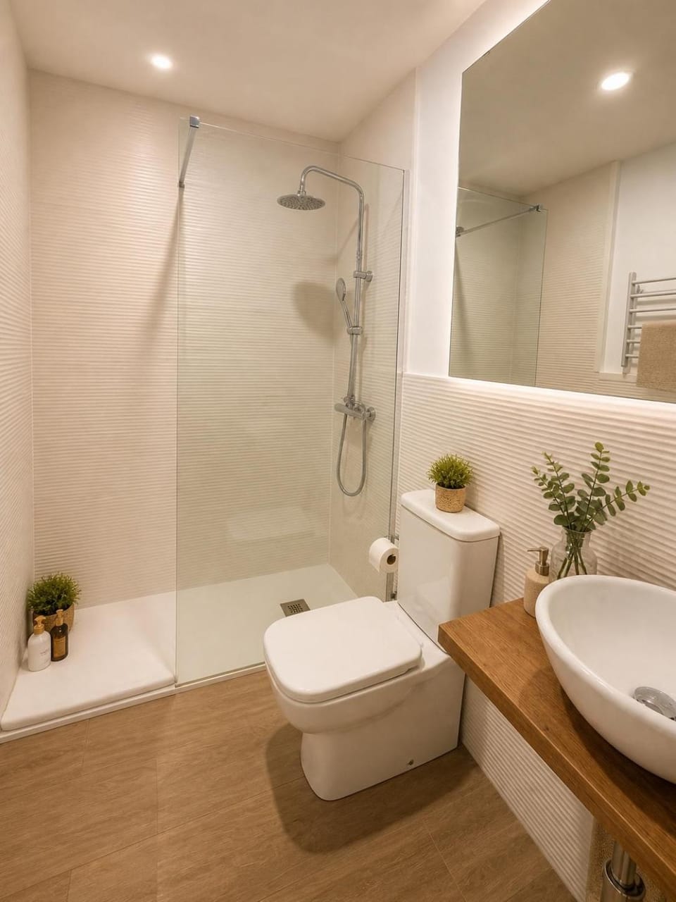 Shower, Bathroom, towels