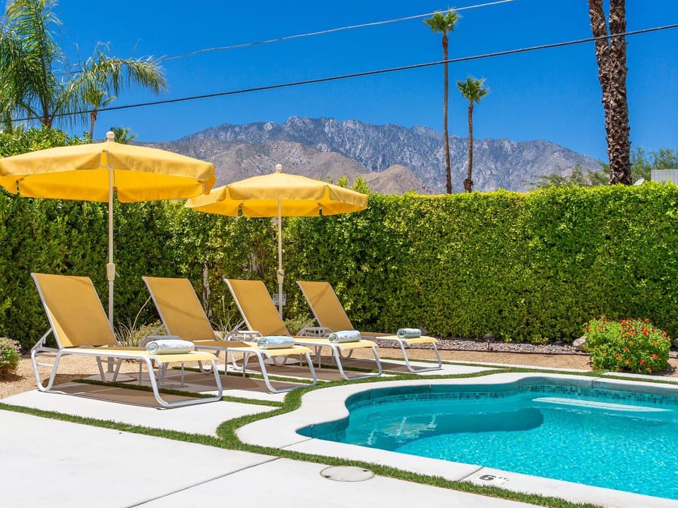 Mellow Yellow Butterfly House in Palm Springs