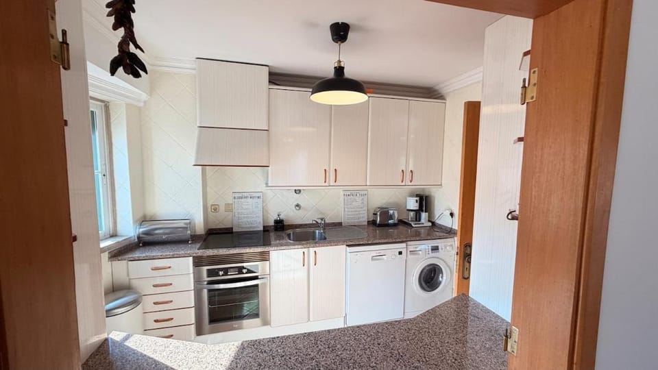 Kitchen or kitchenette, dishwasher, pet friendly, stove, washing machine, dryer