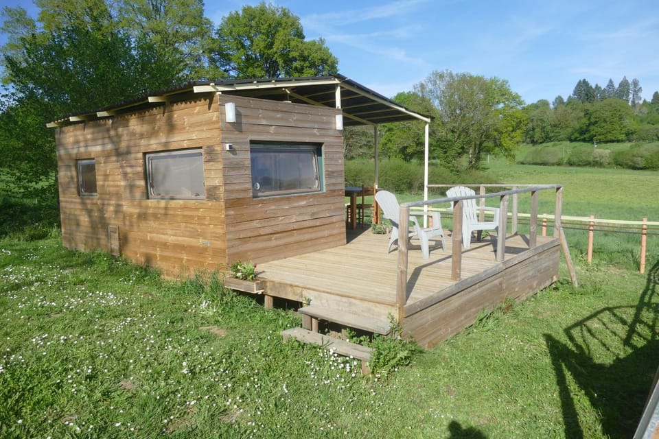 Caravan met een prachtig uitzicht Luxury tent in Nouvelle-Aquitaine