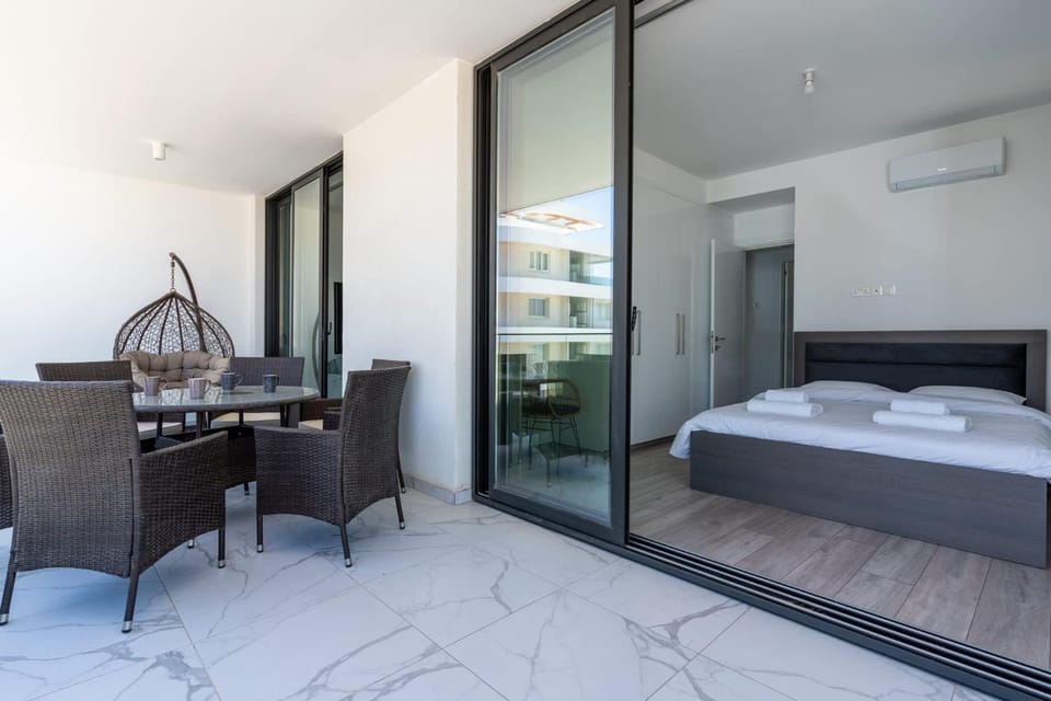 Coastal 2BR Sea View Near Mackenzie Beach Larnaca Apartment in Larnaca
