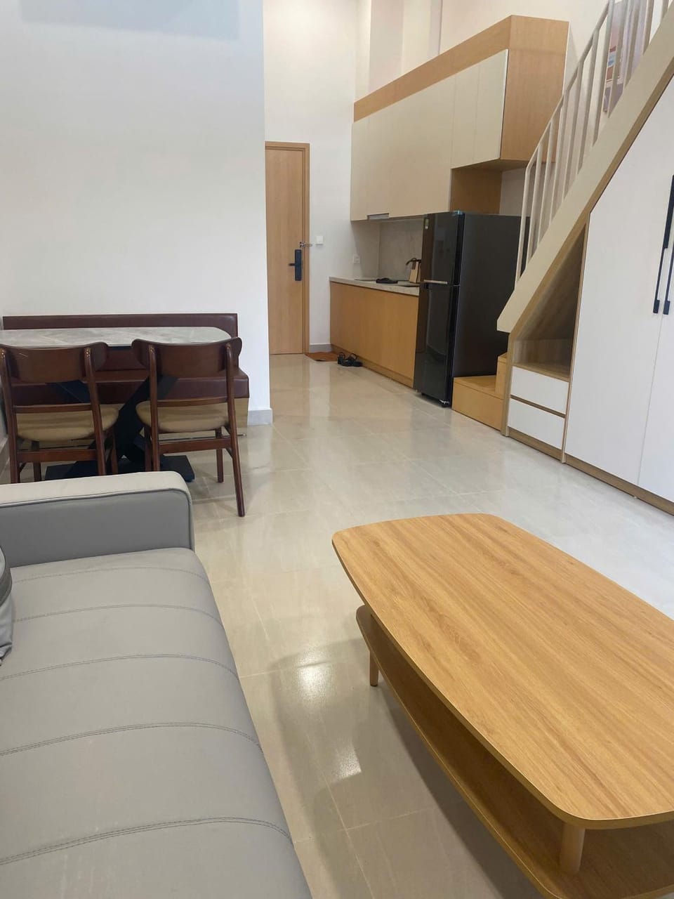 Kitchen or kitchenette, Living room