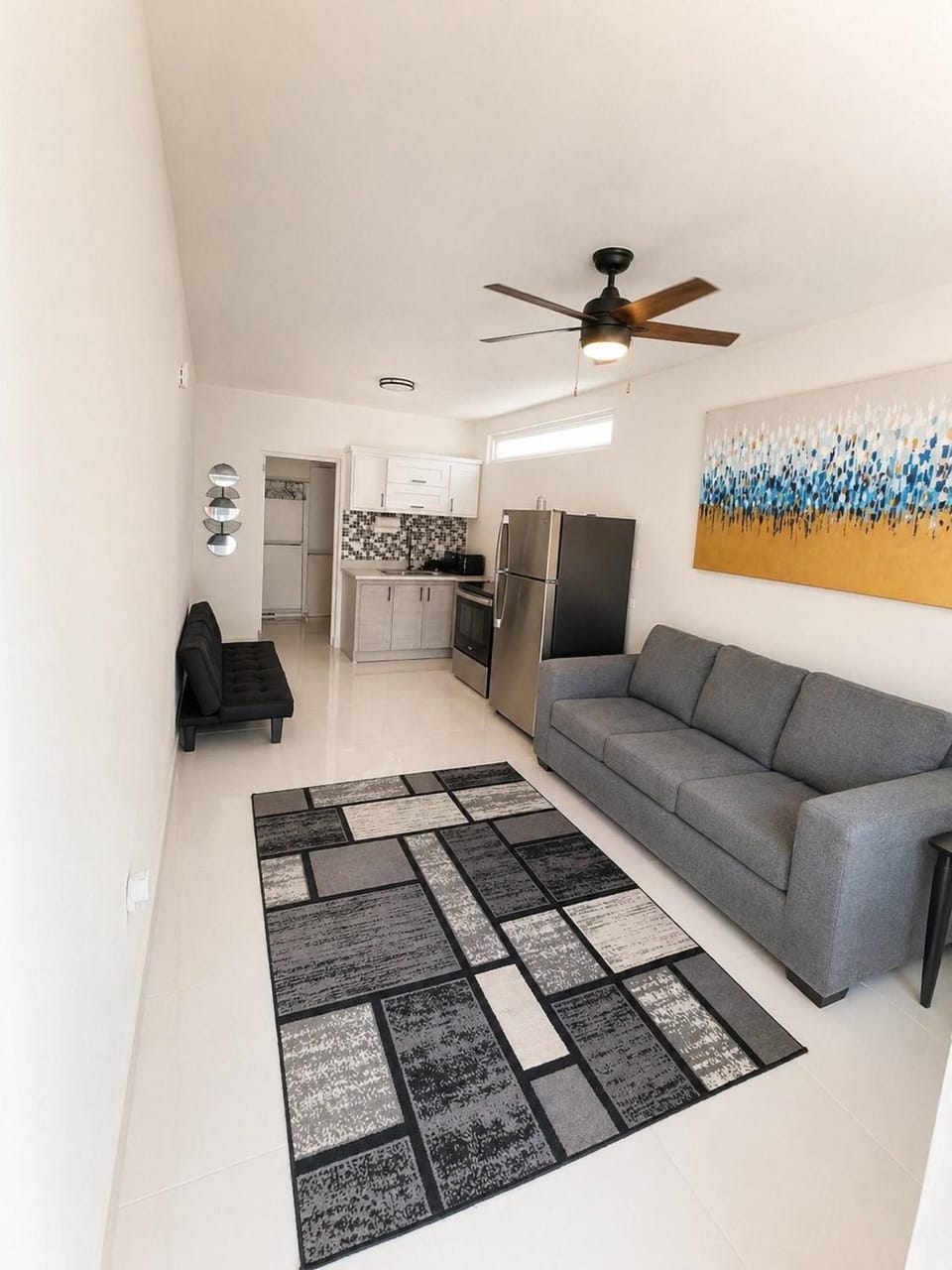 Bed, Living room