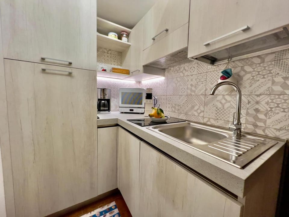Kitchen or kitchenette, dishwasher, oven