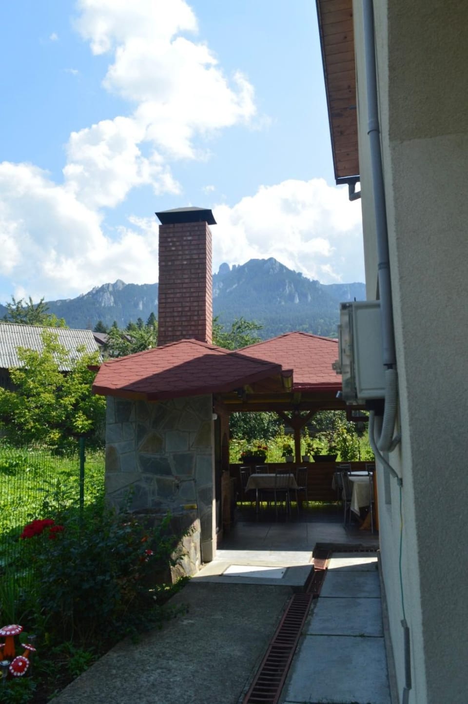 Property building, Seating area, Mountain view