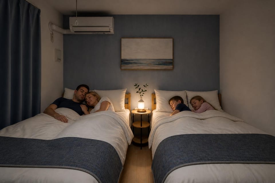 Bed, People, Photo of the whole room, Bedroom, air conditioner