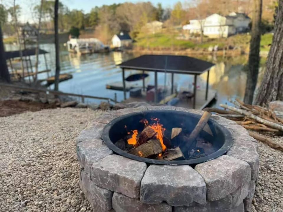 Private Lakefront Retreat w/ Dock, Views + Firepit House in Smith Mountain Lake