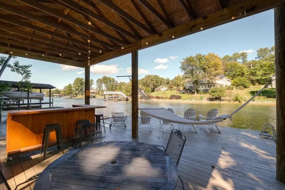 Private Lakefront Retreat w/ Dock, Views + Firepit House in Smith Mountain Lake
