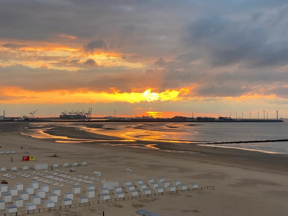 Sea view, Sunset