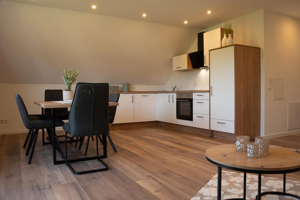 Kitchen or kitchenette, Seating area, Dining area