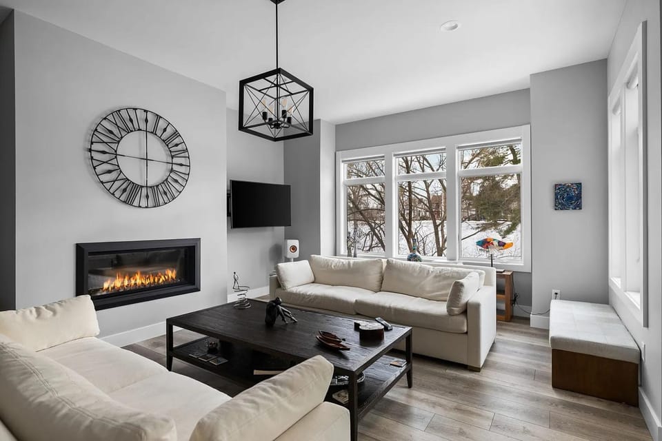 Luxury Downtown Traverse City Riverfront Summer Rental Apartment in Traverse City