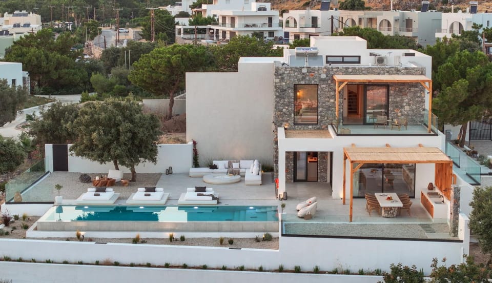 Aethra Villa - Infinity Pool & Panoramic Sea View Villa in Decentralized Administration of the Aegean