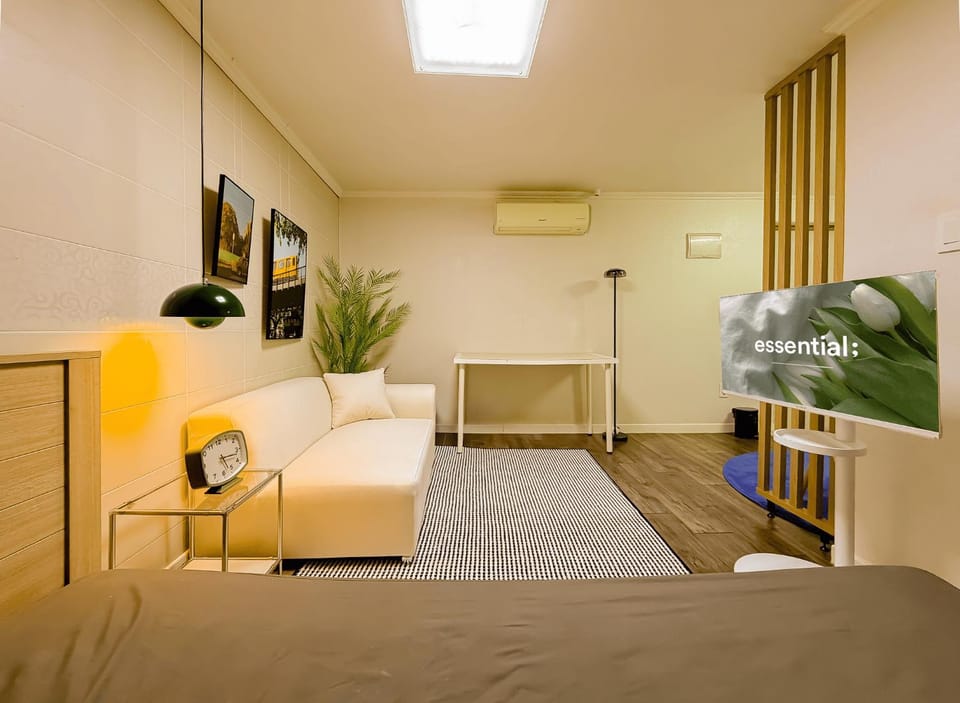 Living room, Seating area, air conditioner