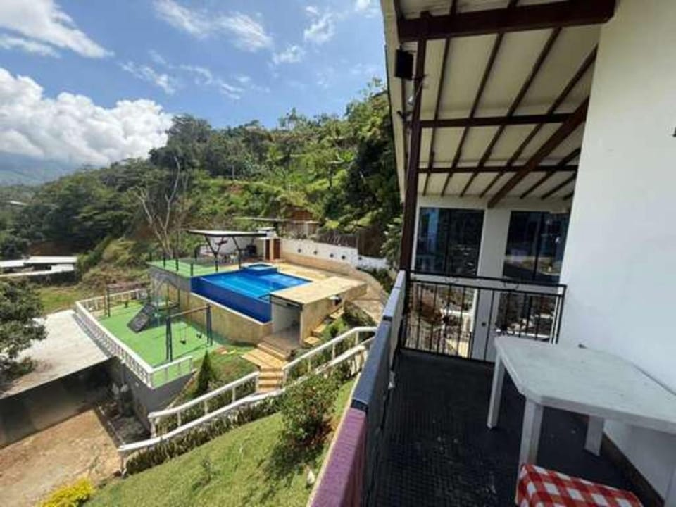 Patio, Day, View (from property/room), Balcony/Terrace, Mountain view, Pool view, Swimming pool, sunbed