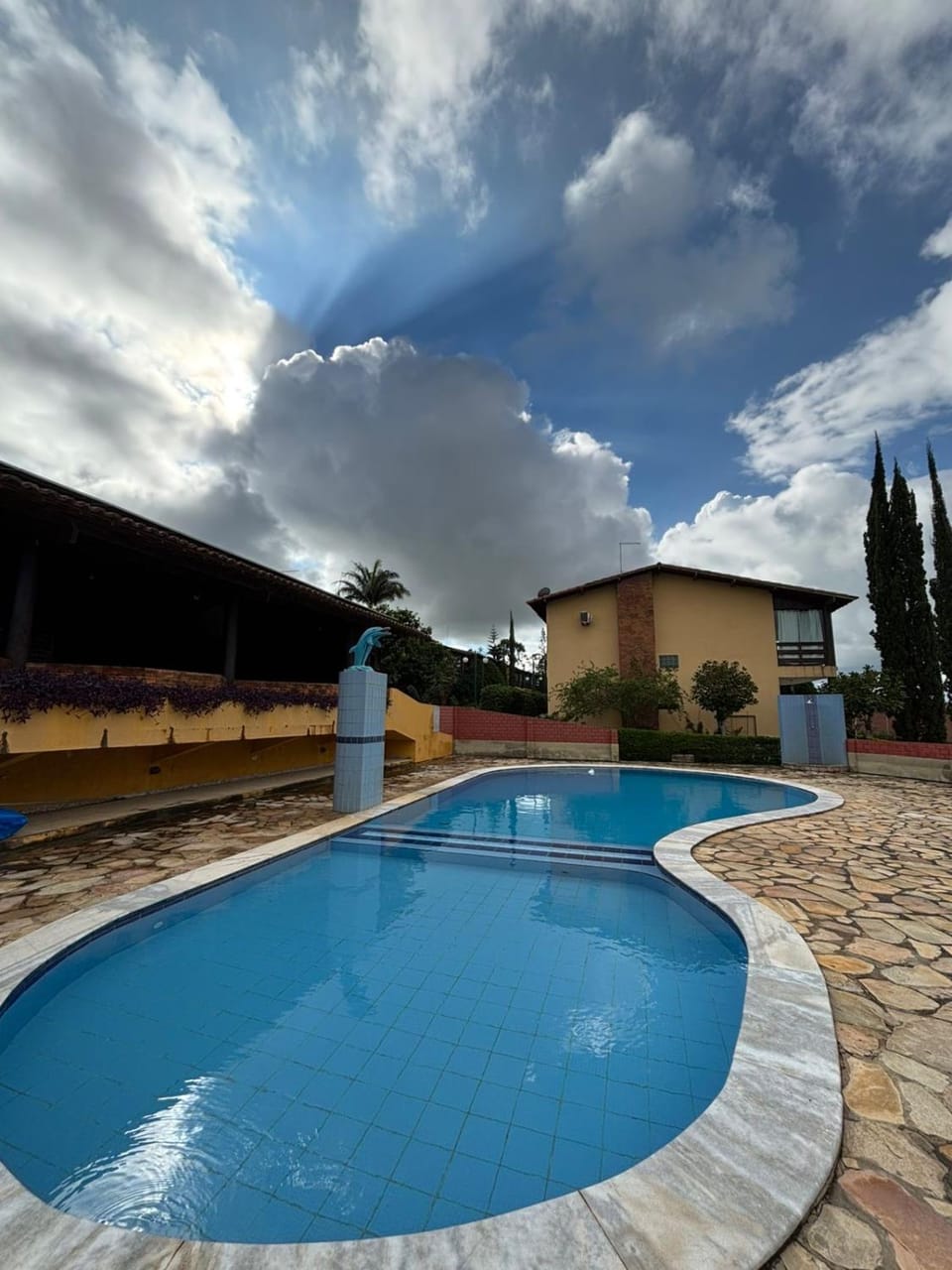 Natural landscape, Pool view, Swimming pool