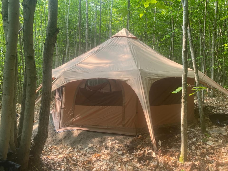 Forest Yurt Luxury tent in Lovell